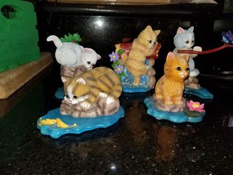 Hamilton Collection Jurgen Scholz Purr-fect Adventure set lot of 5
