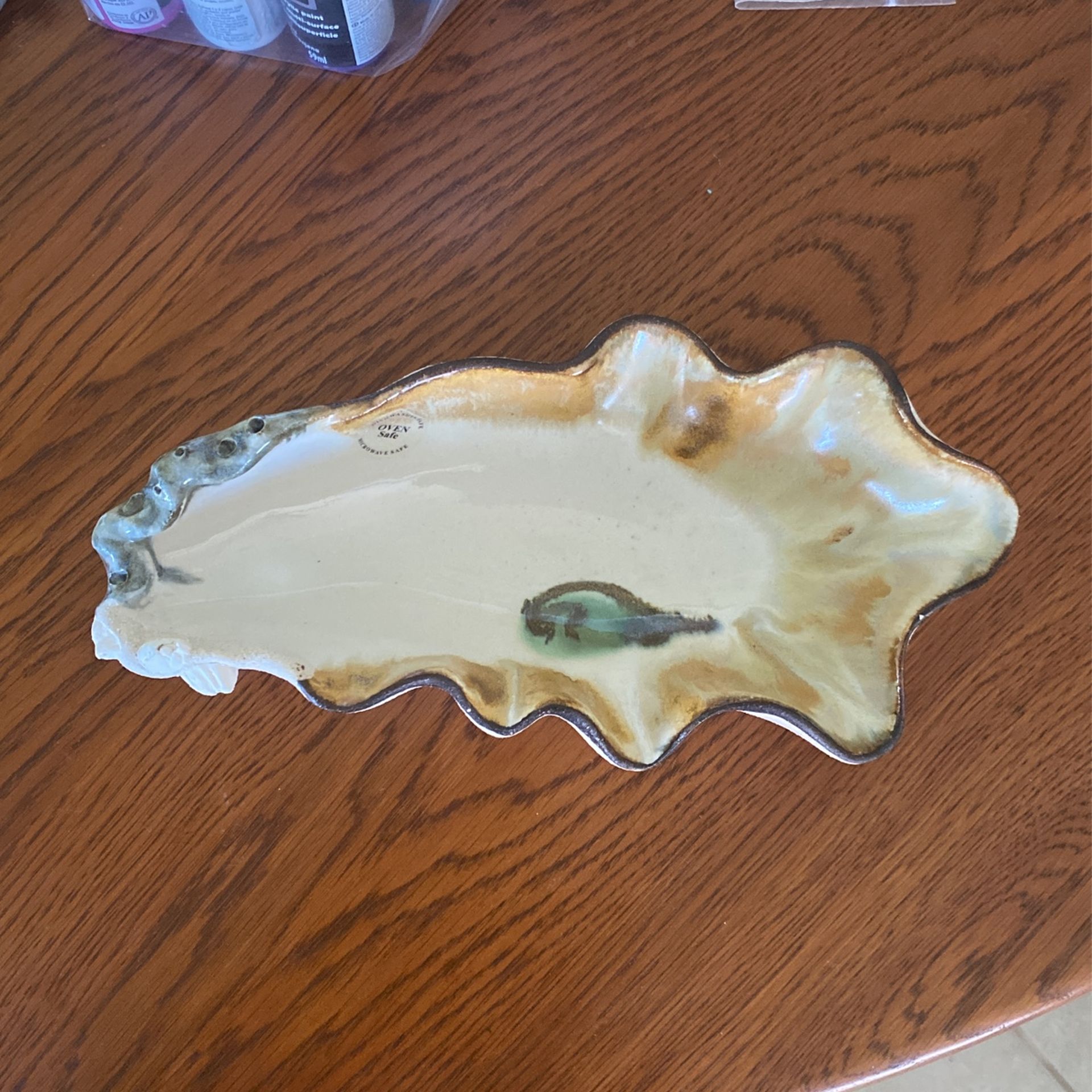 Serving Dish Looks Like An Oyster