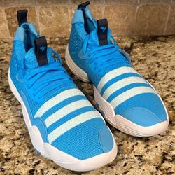 New Men's Adidas Trae Young 2 Ice Trae Basketball Sneakers (Sky-Blue/White) 