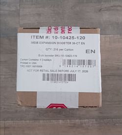 Pokémon TCG Mega Evolution: Pitch Black Booster Box Case (Factory Sealed)
