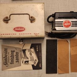 1960s Vintage Sunbeam Finishing Sanding Kit