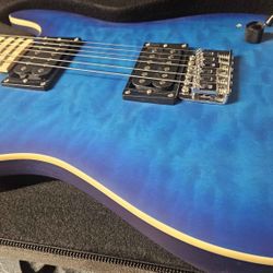 Widowmaker Matte Blue T-Style Archtop Electric Guitar *NEW IN BOX*