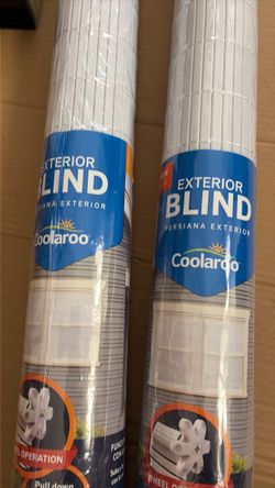 Coolaroo Exterior Blinds - white