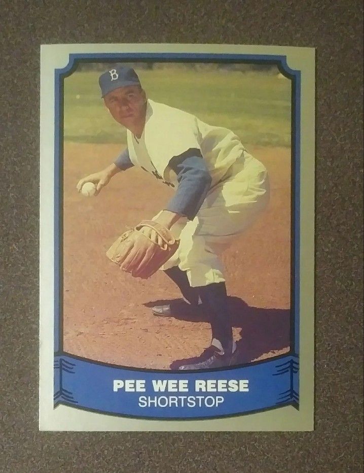 1988 Pacific Legends Per Wee Reese Brooklyn Dodgers HOF #21 Baseball Card Vintage Collectible Sports MLB