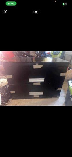 Black 2-Drawer Lateral Filing Cabinet(NEED GONE ASAP!!