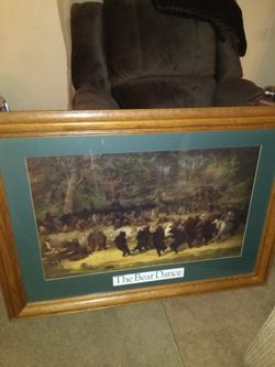 The Bear Dance picture frame
