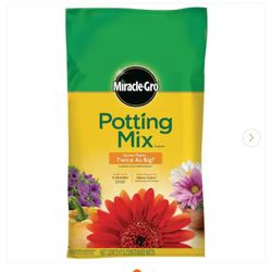 Miracle Gro Potting Mix 25 Quart Bag