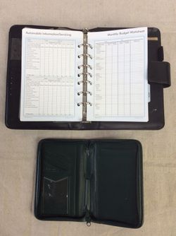 Notebook six ring with second small notebook