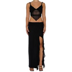Women’s Mesh Top & Skirt
