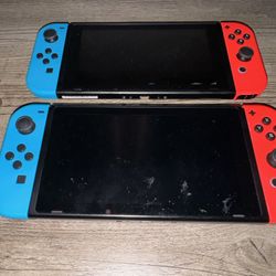 2 Nintendo Switch With Case
