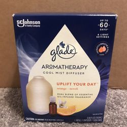 Aromatherapy Cool Most Diffuser- Essential Oils  by Glade (NEW)
