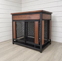 Dog crate, 40.6in” large size crate for pets