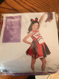 Cheerleader costume size small 4-6