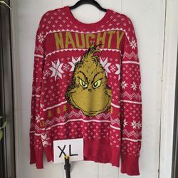 XL The Grinch Christmas Ugly Sweater 