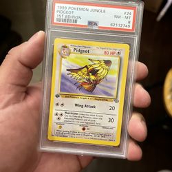 1999 Pokemon Jungle-PIDGEOT -1st Edition -PSA 8 M #24 - Fresh Grade