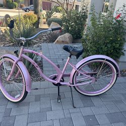 Electra Streamride Beach cruiser bike pink