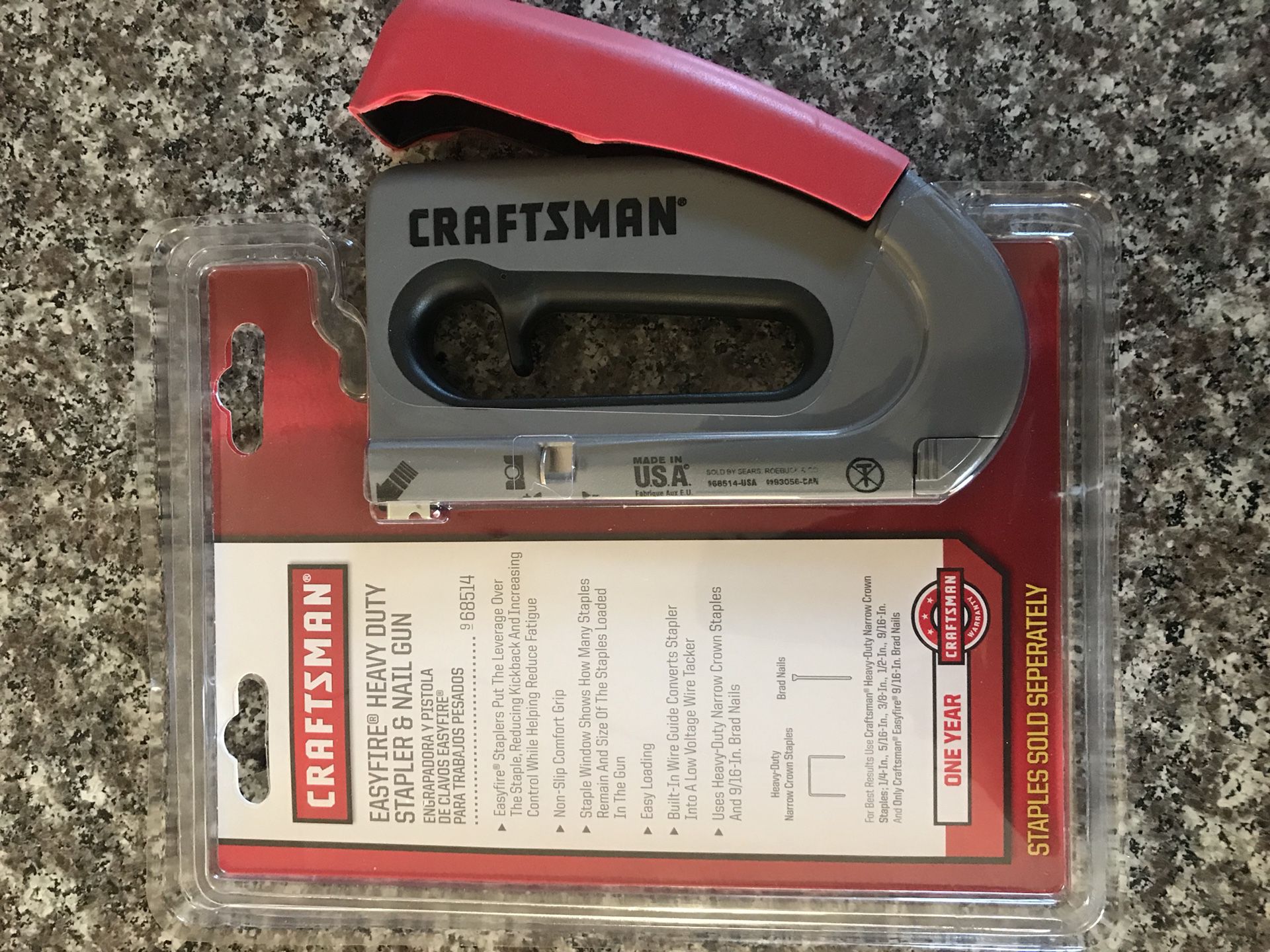 Craftsman Easyfire Heavy Duty Stapler & Nail Gun