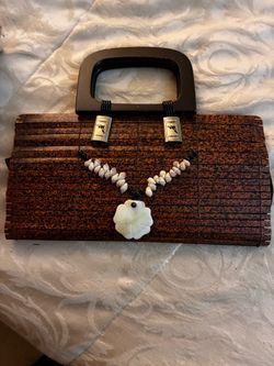 Imitation Wooden look Handbag