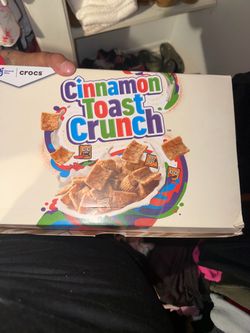 crunch crocs, size 12 M Cinnamon toast, crunch crocs, size 12 M