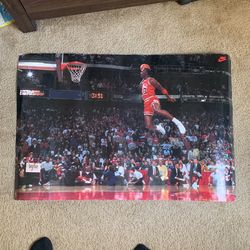 Original Michael Jordan Free throw Dunk Poster