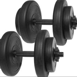 40lb Adjustable Dumbbells 