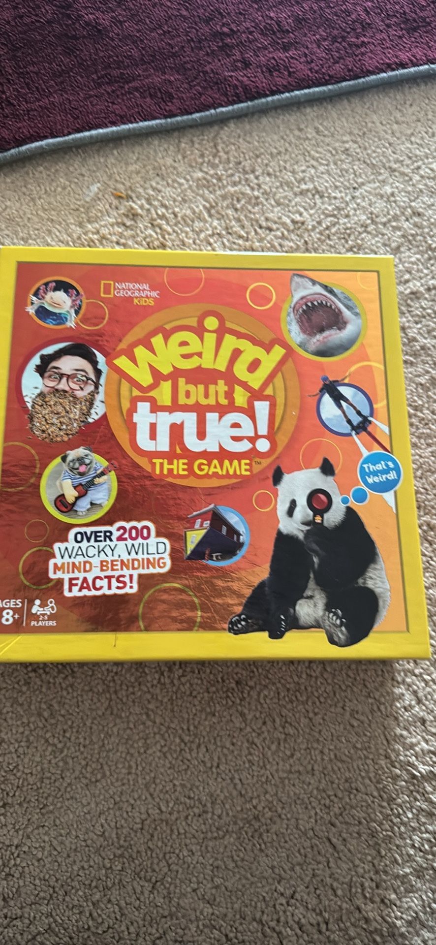 Weird But True Board Game - Used, Good Condition