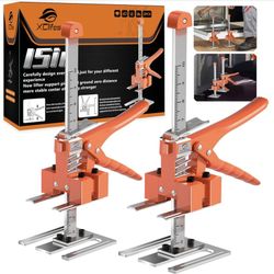 Labor Saving Arm Jack Handle 2 Pack, Construction Jack, Wall Tile Locator, Multi Function Height Adjustment Lifting Device, Door Panel Lifting Cabinet