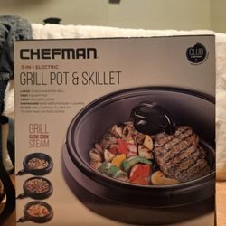 Chefman 3-in-1 Electric Grill Pot & Skillet, $20