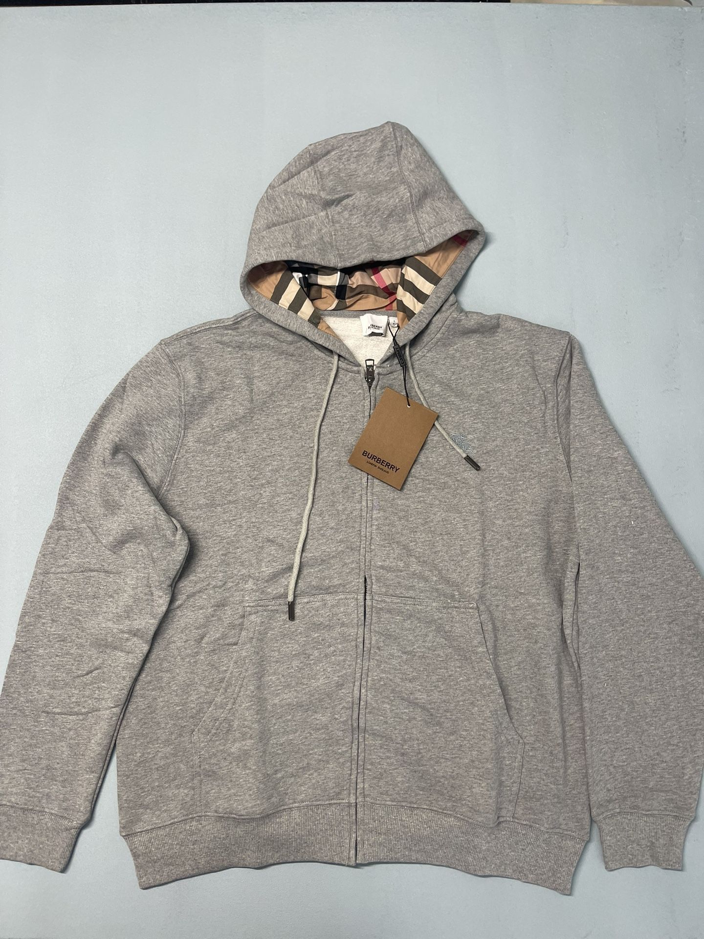 Grey Burberry Hoodie