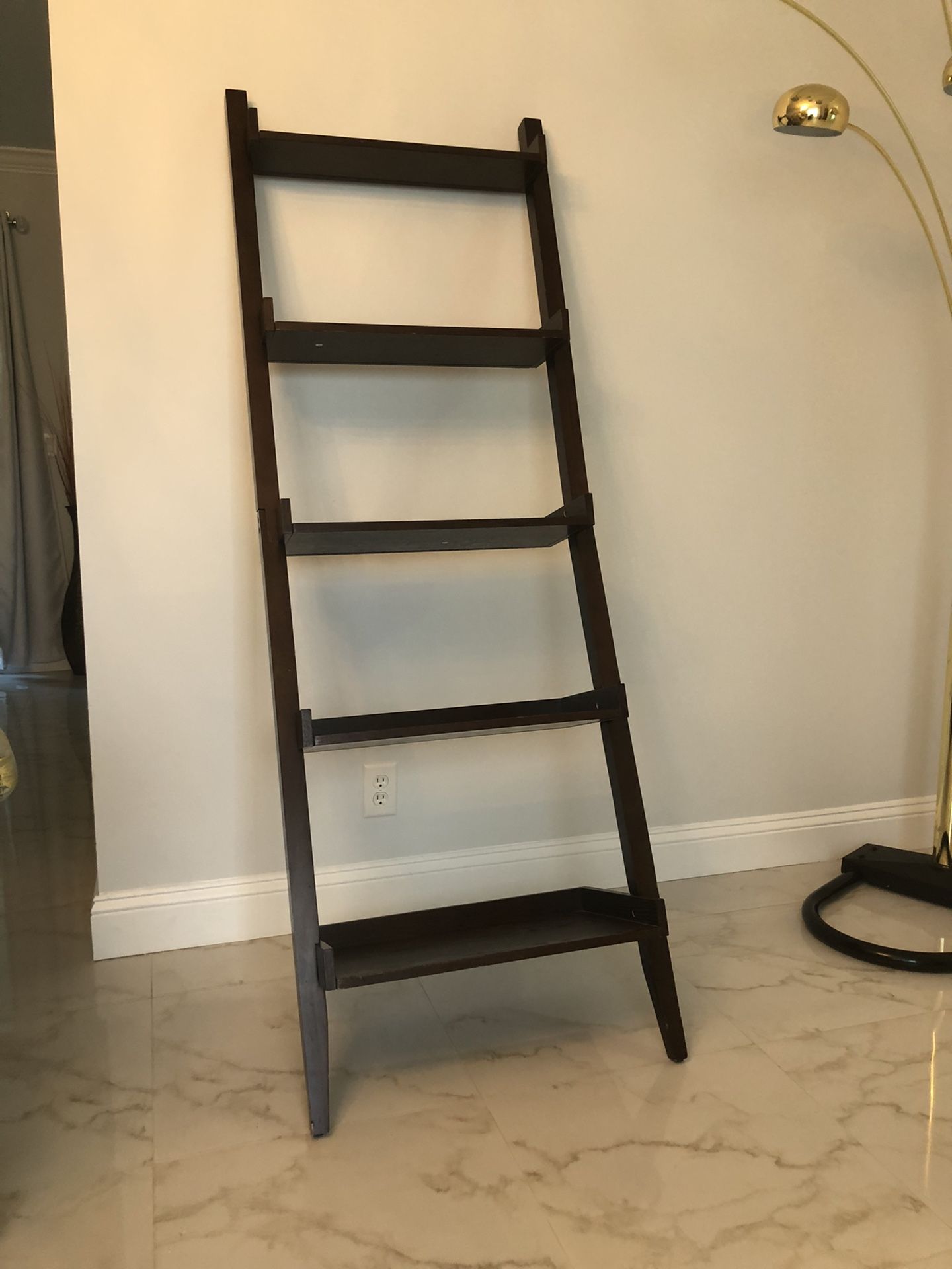 Ladder Shelf Leaning