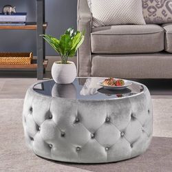 Velvet Tufted Coffee Table