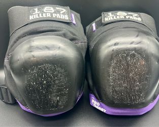 187 Roller derby knee and elbow pad set, XL