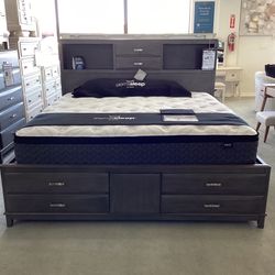 Caitbrook 4pc Queen Storage Bed Set