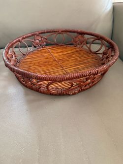 New 13”Round Woven BrownBasket