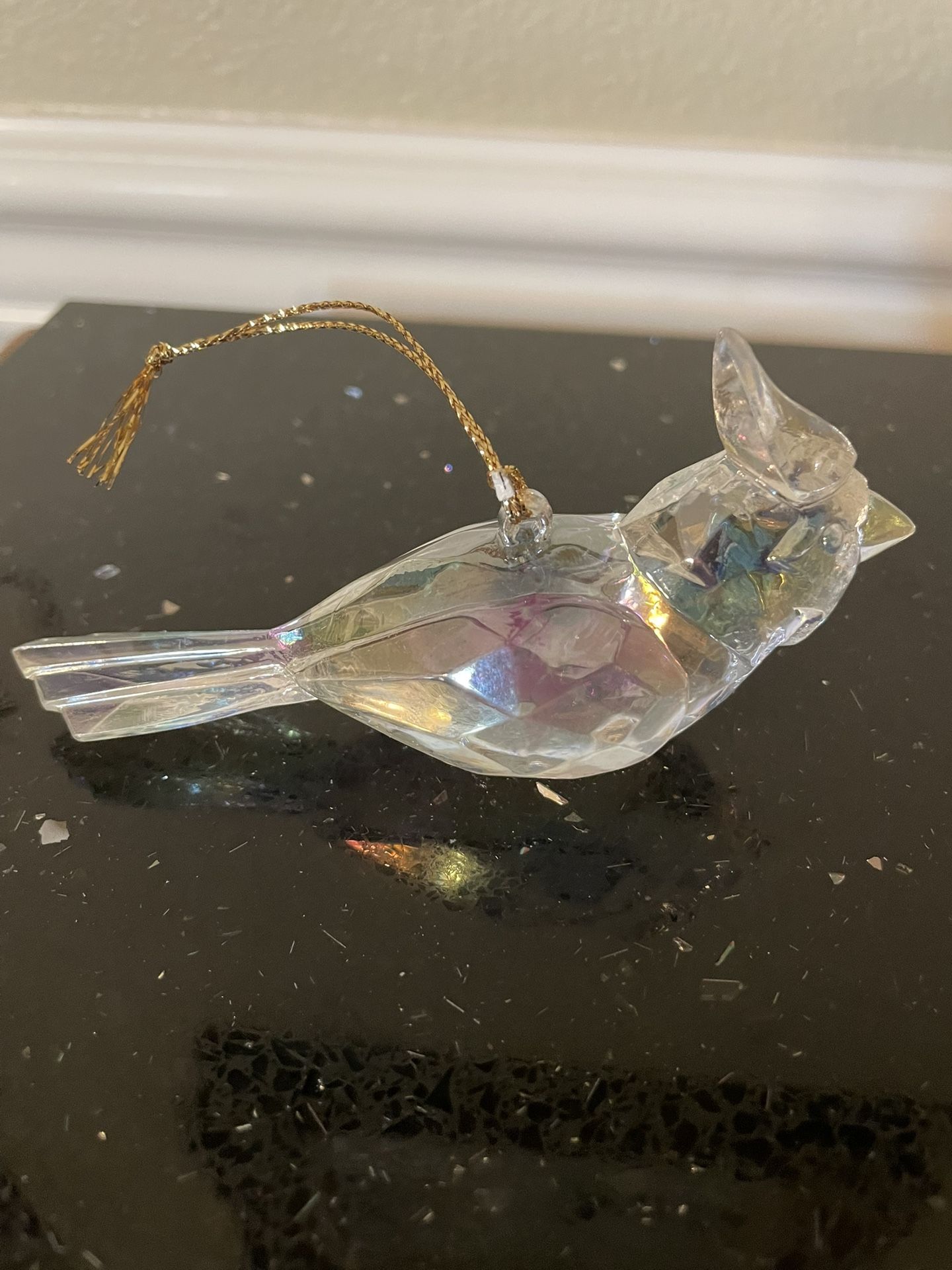Cardinal Bird Clear Acrylic