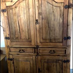 Solid Oak Wood Rustic Traditional 5 Pc Room Set $OBO$$