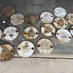 Yard Metal Pavers Yard Art Stepping Stones 