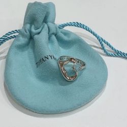Tiffany & Co. Silver Open Heart 