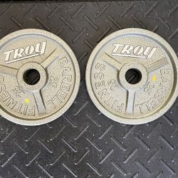 25lbs Troy Olympic Weight Plates