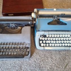 Two Floating Shift Typewriters 