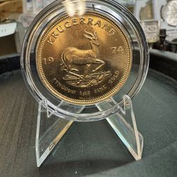 AT SPOT!!! 1974 1 oz Gold Krugerrand – Sigma Tested – South Africa