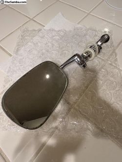 vw rare hagus adjustable mirror type 1-3-ghia