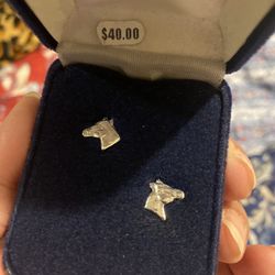 Horse Stud Earrings