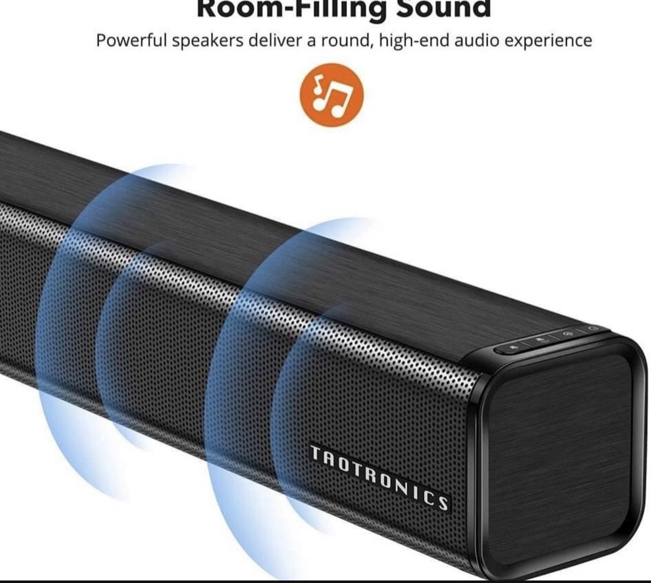 New Taotronics TTSK023 Bluetooth wireless / wired 32” Soundbar for