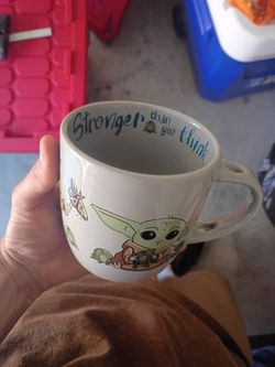 Baby yoda mug