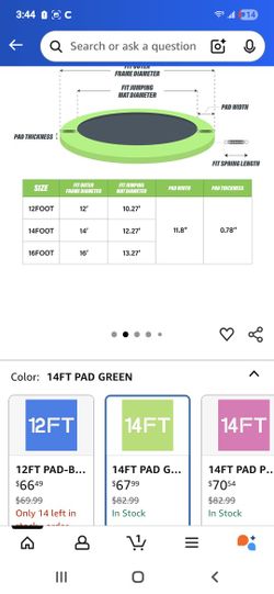 Trampoline Cover Replacement $20