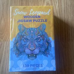 Snow leopard new Jigsaw puzzle!
