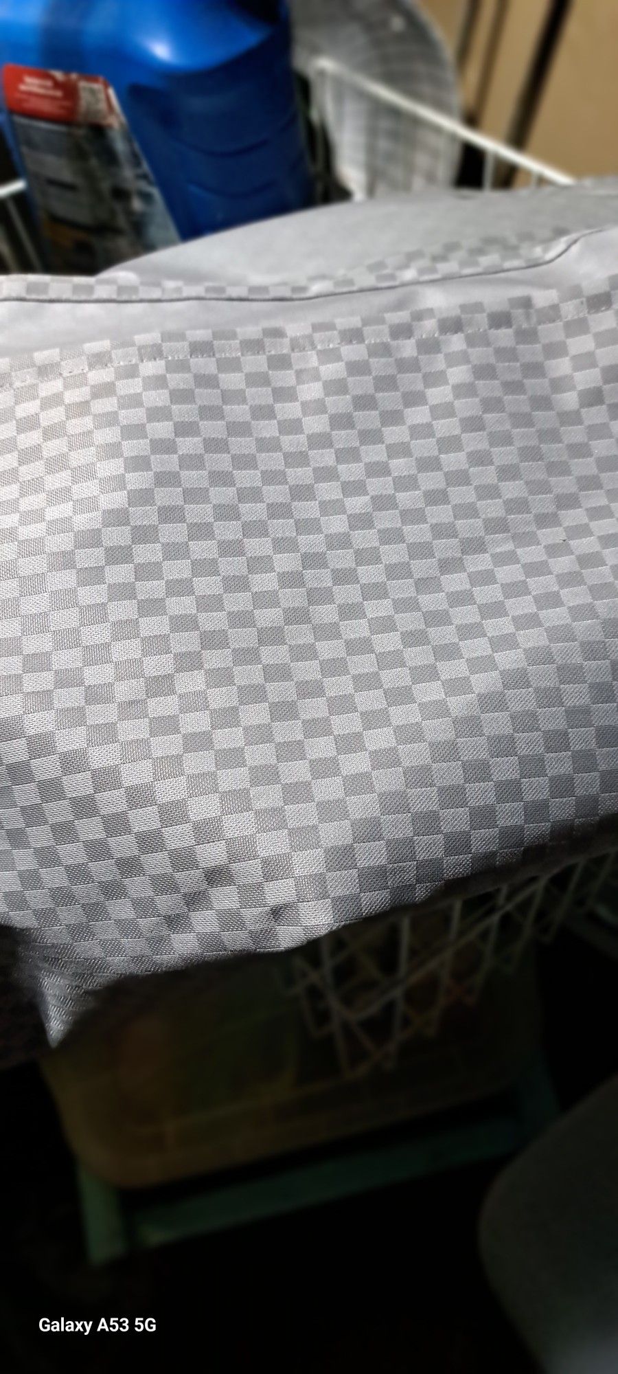 Fabric shower curtain