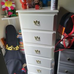 Tall White Dresser