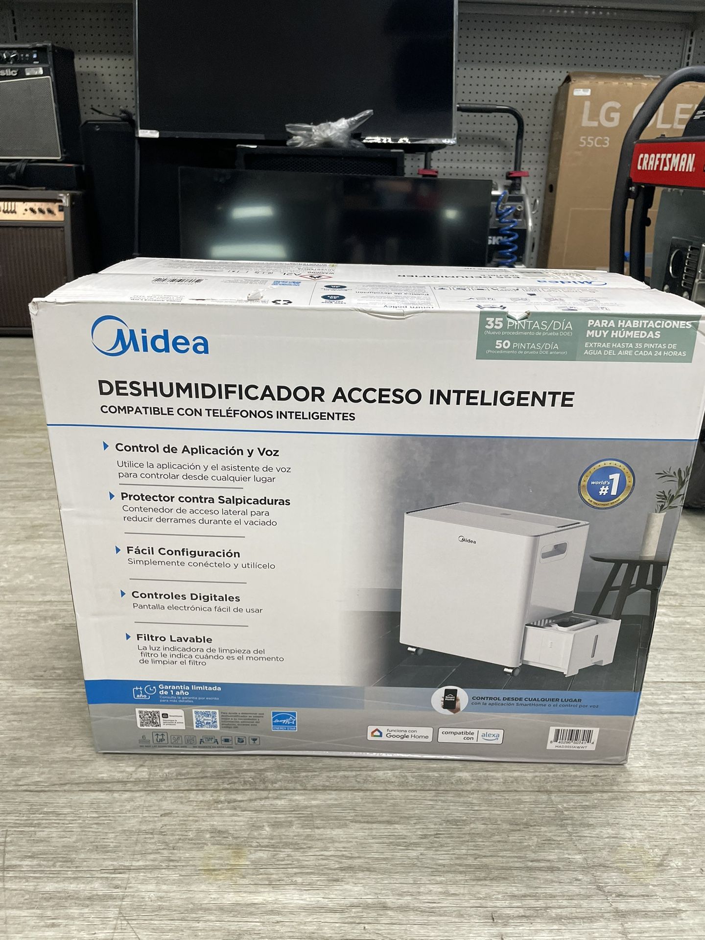 Media 35 Pint Dehumidifier *BRAND NEW*